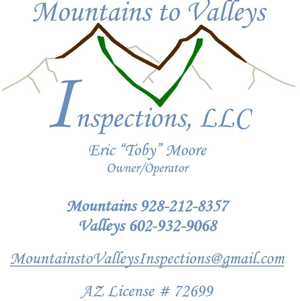 Mountains to Valley Inspections, LLC Professional Home Inspections, Arizona